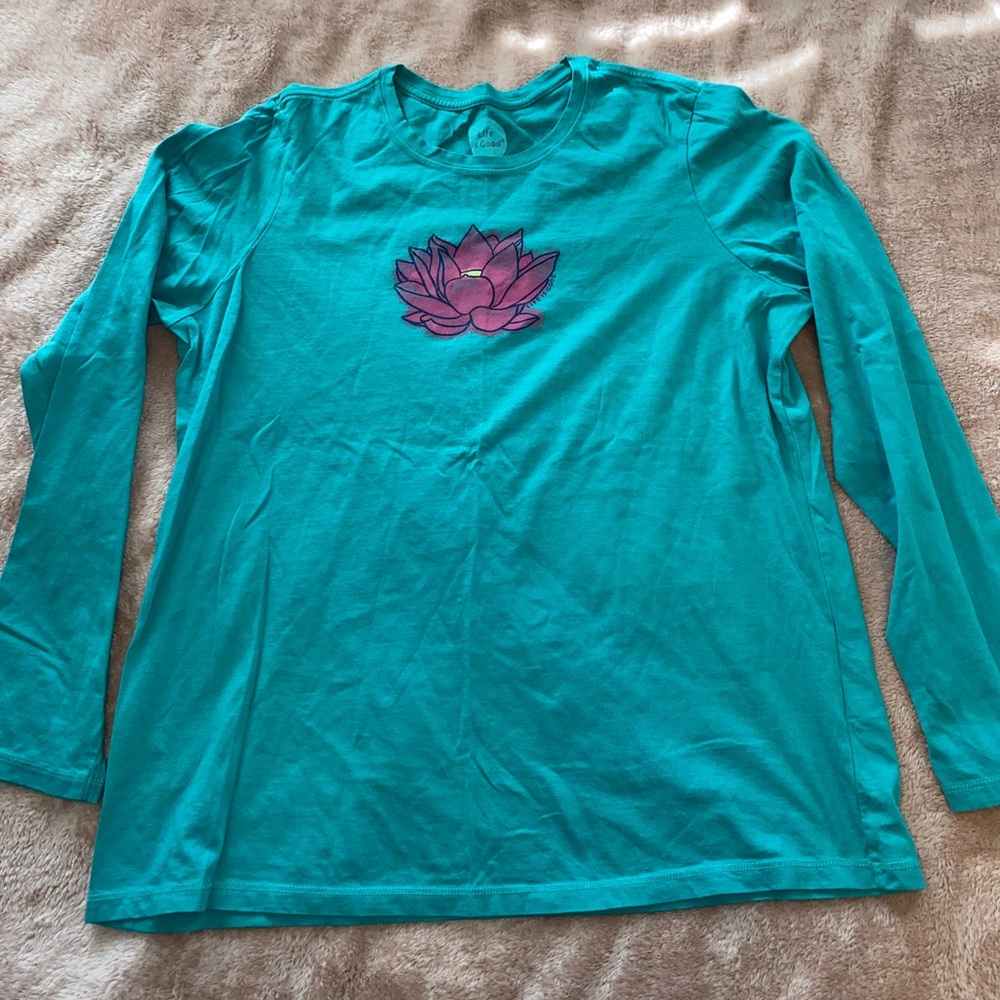 Life is good long sleeve tee